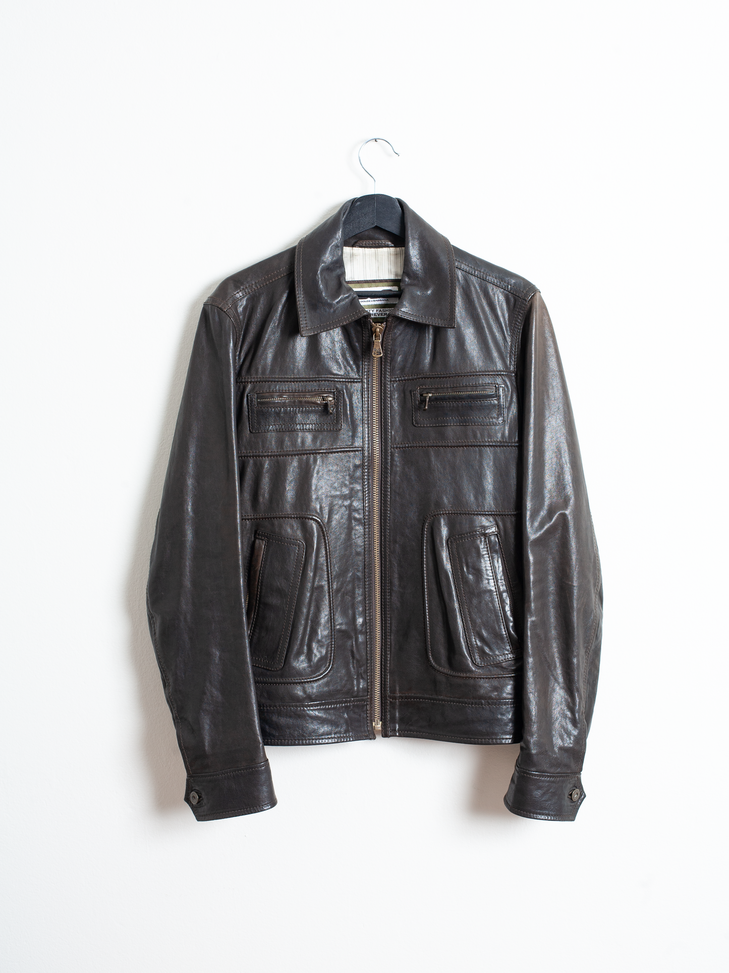 Dolce & Gabbana leðurjakki