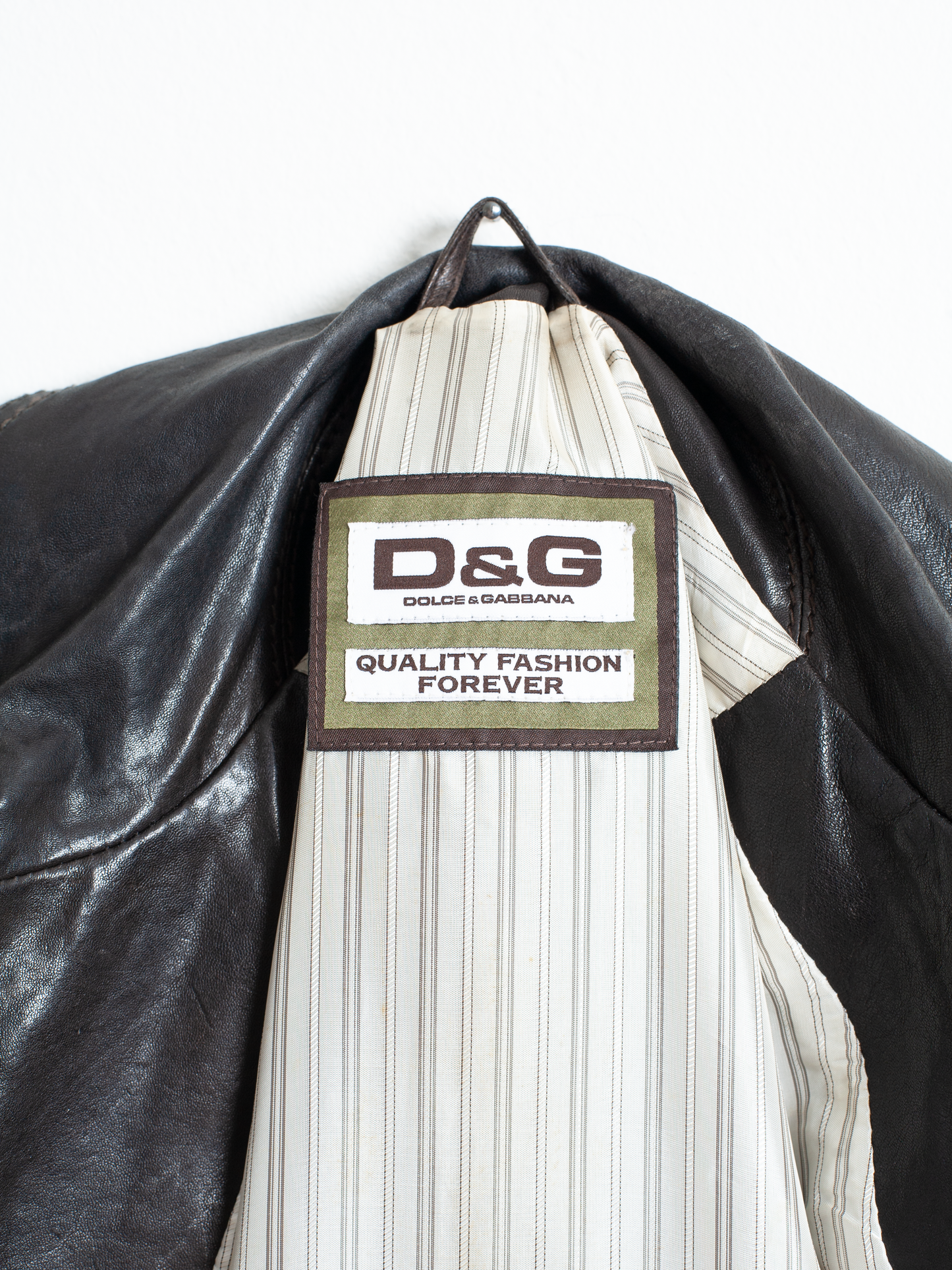 Dolce & Gabbana leðurjakki