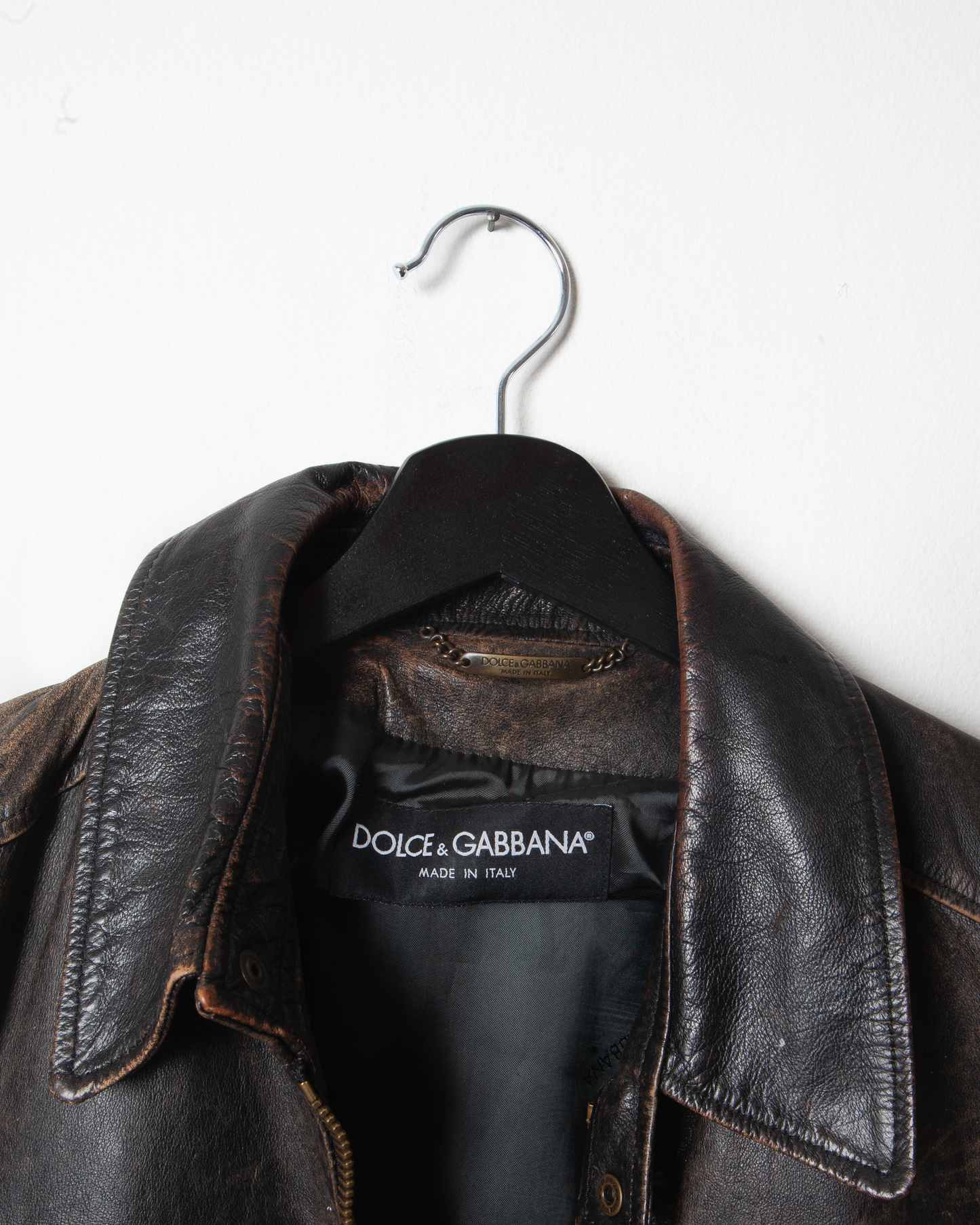 Dolce & Gabbana leðurjakki